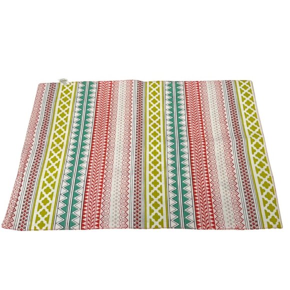 Floral Placemats by World Market Boho Cotton Fabric Set of 2 - Picture 3 of 10